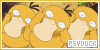 Three psyducks tilting head sideways looking at you