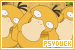 Three psyducks tilting head sideways looking at you