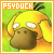 Psyduck looking down pensively